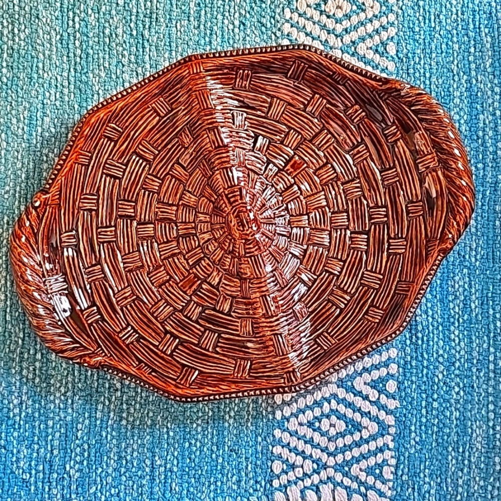 Vintage USA Pottery 420 Serving Tray